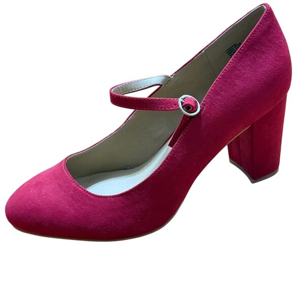 NEW Torrid Red Mary Jane Block Heel Shoes Size 10WW Womens Dress Shoes - Picture 1 of 11